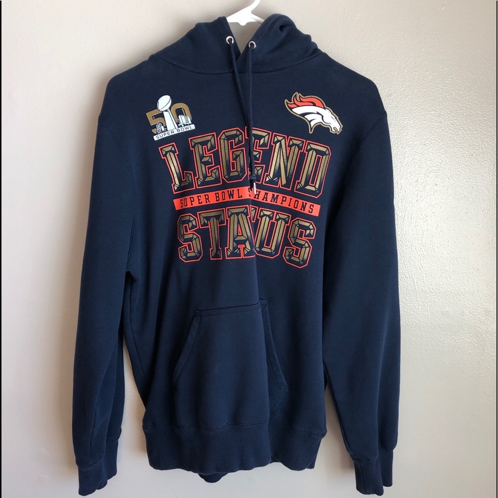 Nike Denver Broncos Super Bowl 50 Large Hoodie